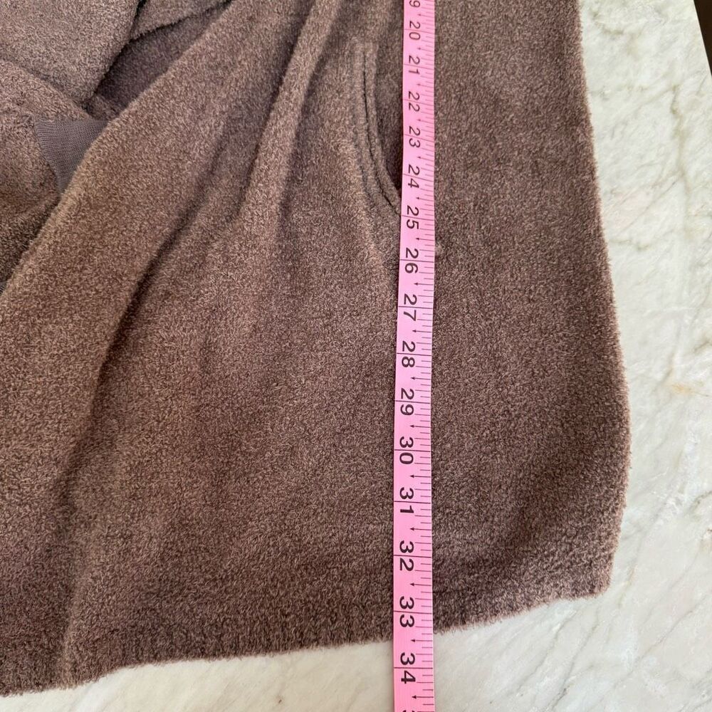 Barefoot Dreams Cozychic Lite Knit Style 903 Brown Cardigan size S/M pockets - Picture 8 of 8